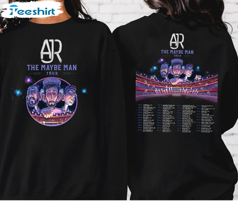 Must Have The Maybe Man 2024 Concert Crewneck, Ajr Band Shirt Unisex Hoodie