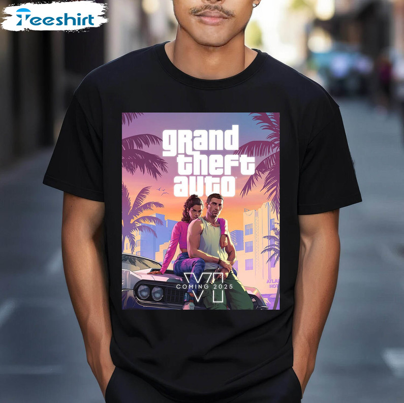 Modern Grand Theft Auto Shirt, Grand Theft Auto Merch Gta Hoodie Unisex T Shirt