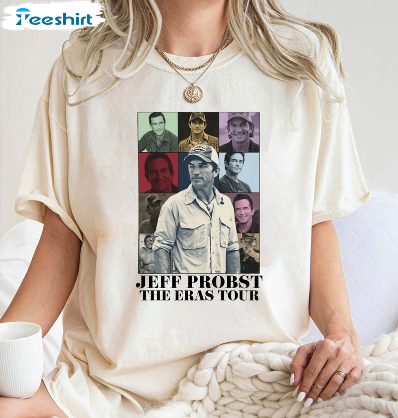 Retro Jeff Probst The Eras Tour Sweatshirt, Retro Jeff Probst Shirt Short Sleeve