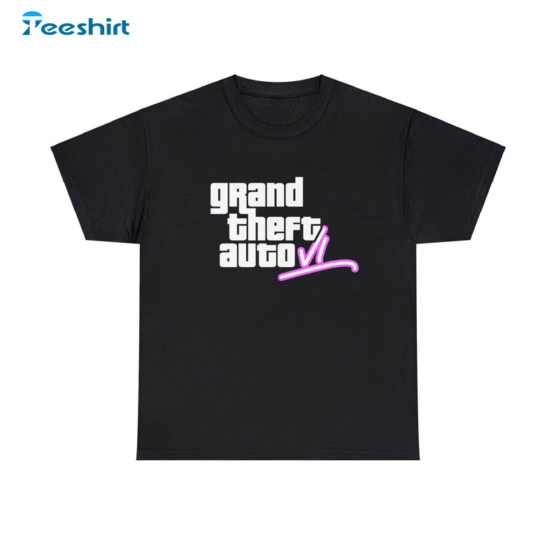 Vintage Grand Theft Auto Shirt, Funny Rockstar Games Short Sleeve Long Sleeve
