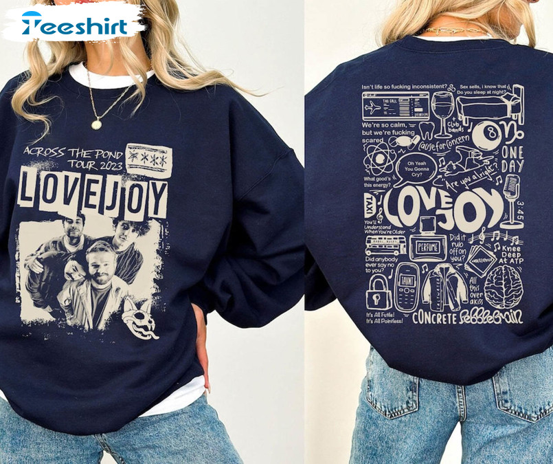 Vintage Lovejoy Band Shirt, Lovejoy Band Merch Lyric Album Sweatshirt Sweater