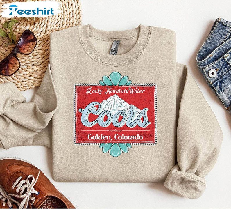 Vintage Original Coors Rodeo Shirt, Comfort Coors Cowboy Sweatshirt Sweater