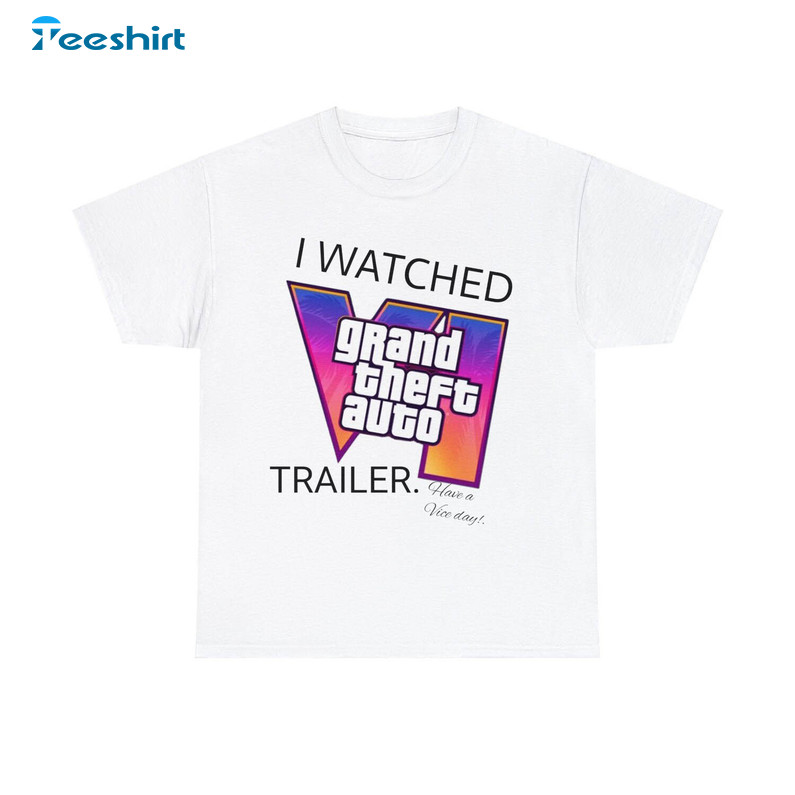 Limited We Did It Boys Vice Sweatshirt , Grand Theft Auto Shirt Short Sleeve