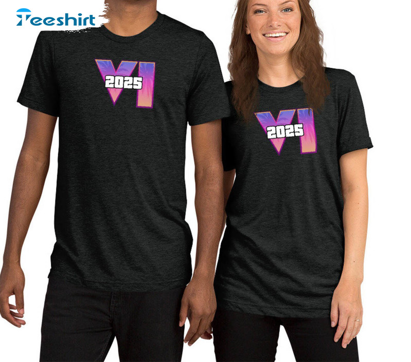 Limited Vi 2025 Short Sleeve, Fantastic Grand Theft Auto Shirt Unisex T Shirt