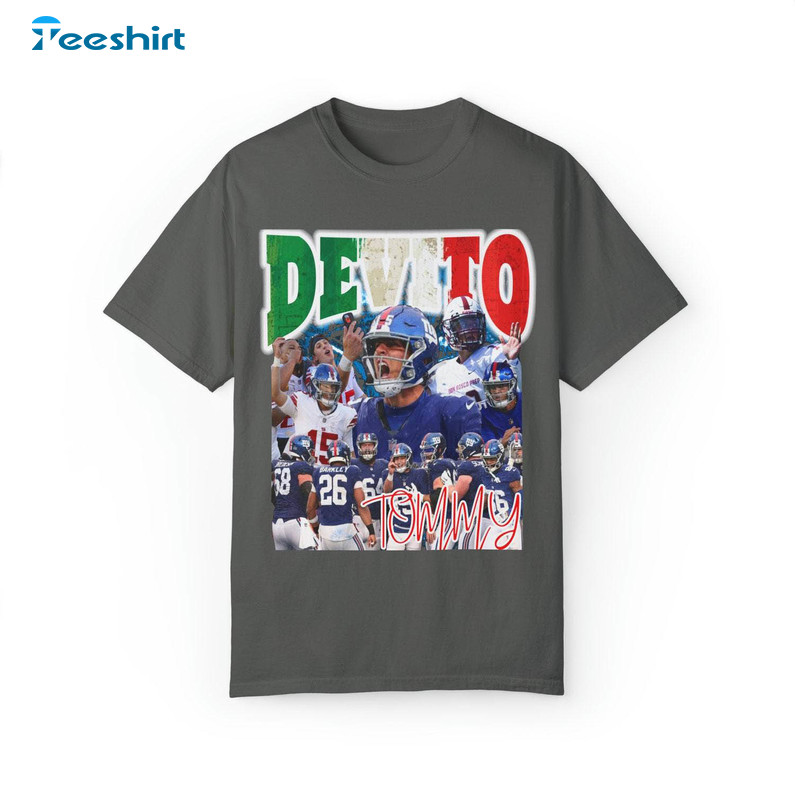Tommy Devito Shirt, Vintage Short Sleeve Tee Tops