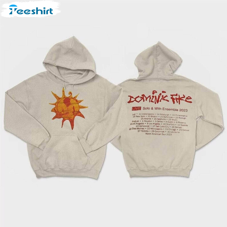Dominic Fike Sweatshirt, Fike Sunburn Album Tee Tops T-shirt
