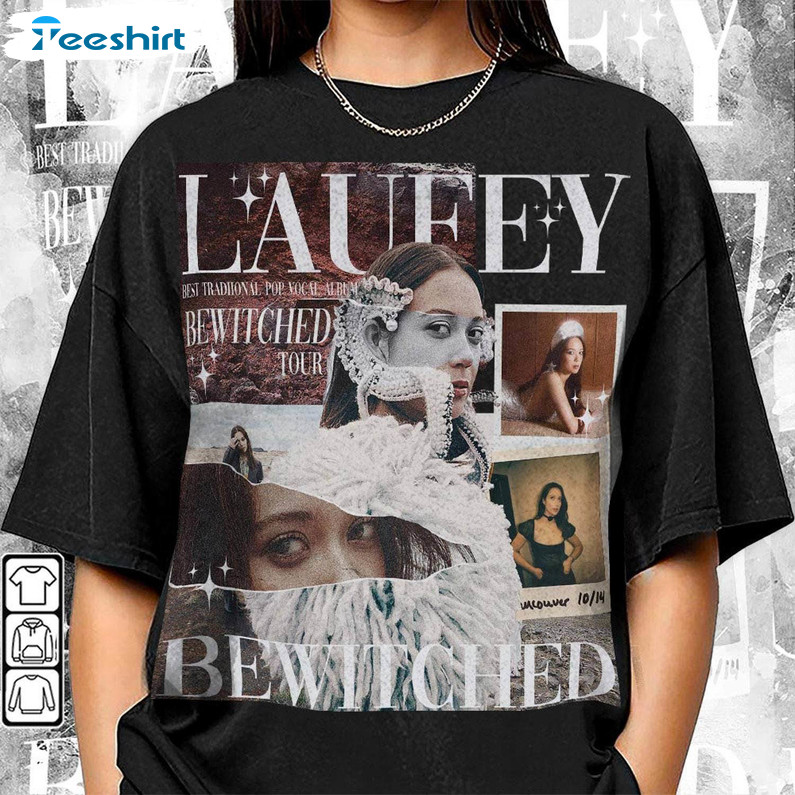 Laufey The Bewitched Tour Shirt, Laufey Tour Long Sleeve Hoodie