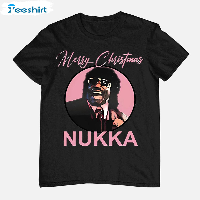 Merry Christmas Nukka Trendy Shirt, Christmas Nukka Funny Tee Tops Sweater