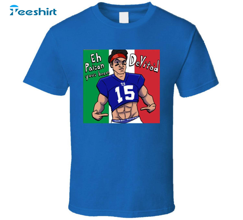 Tommy Devito Shirt, Funny Ny Giants Short Sleeve Tee Tops
