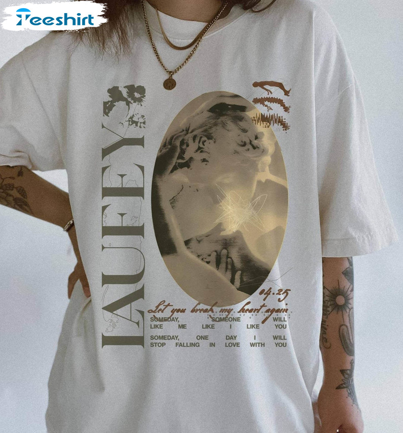 Laufey Shirt, Let Me Break Your Heart Again Tee Tops T-shirt