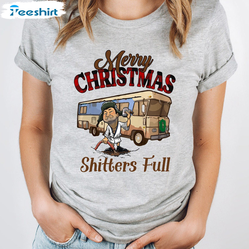 Uncle Eddie Shitter Full Shirt - Christmas Griswold Sweatshirt Short Sleeve