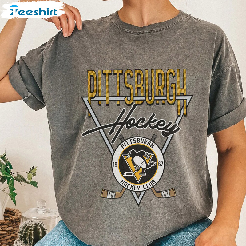 Pittsburgh Hockey Shirt - Penguins Vintage Sweatshirt Unisex T-shirt