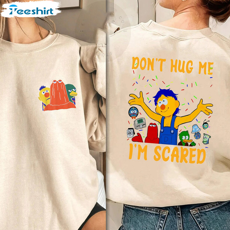 Don't Hug Me Cute Shirt - Scared Sweatshirt Cool Design Tank Top