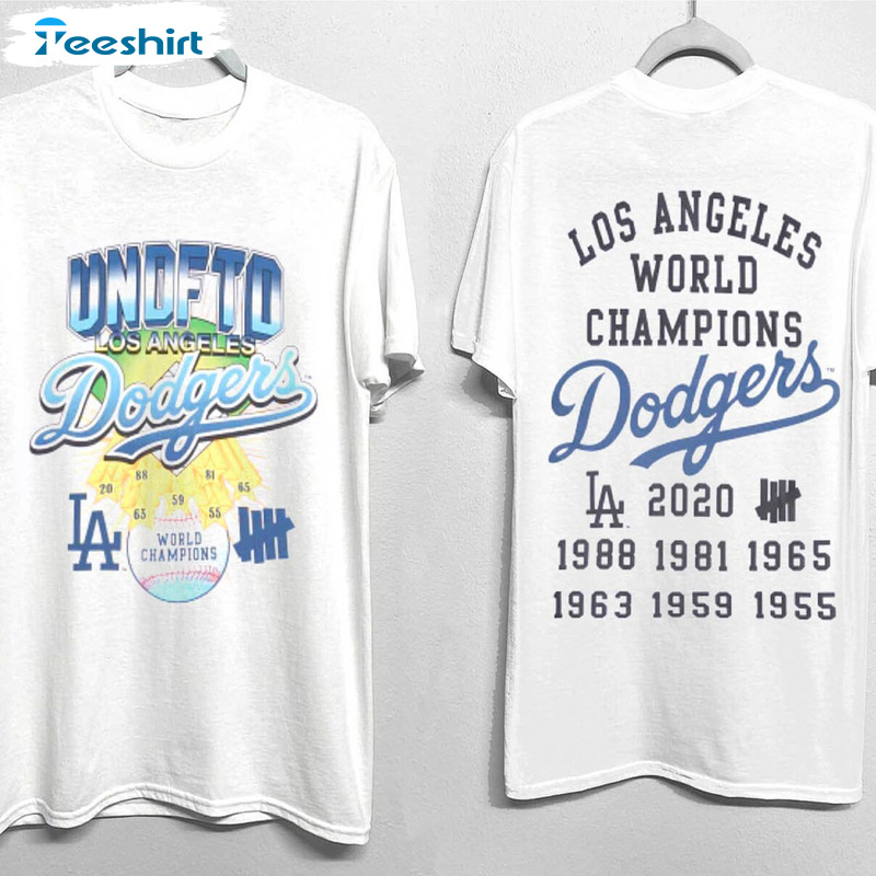 Era Dodgers Collection Shirt - Baseball Trending Short Sleeve Crewneck