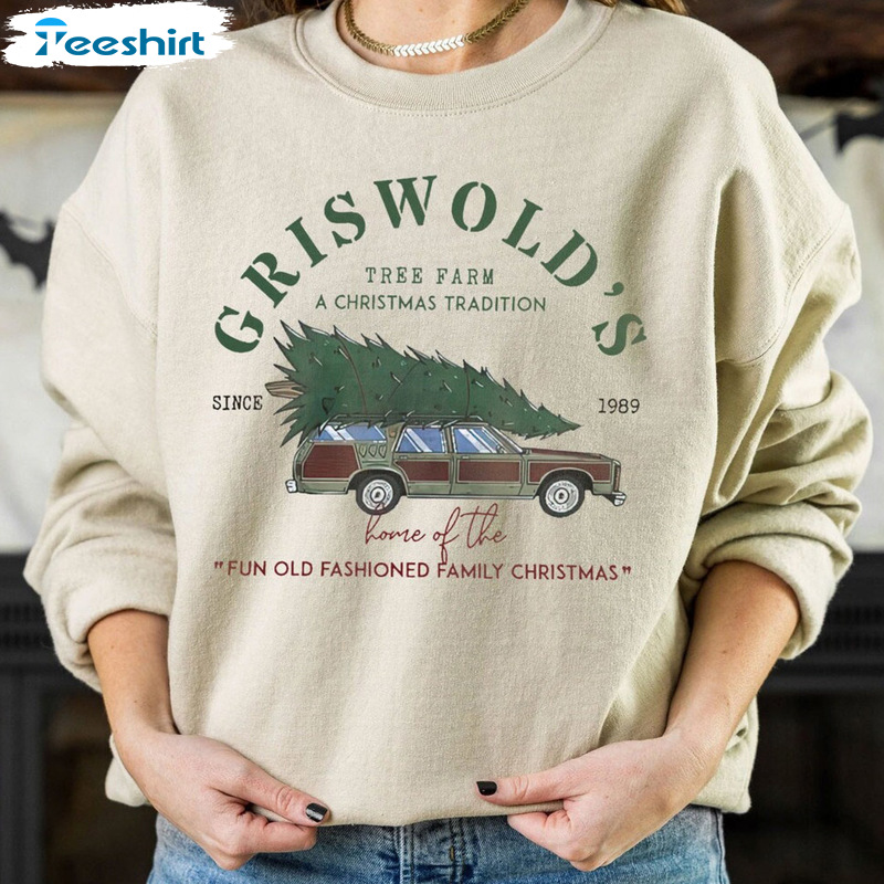 Griswold Christmas Sweatshirt - Tree Farm Unisex Hoodie Tank Top