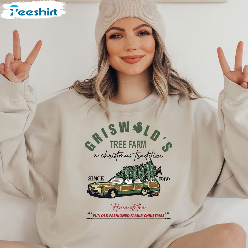 Griswold Tree Farm Shirt - Christmas Sweatshirt Vintage Crewneck