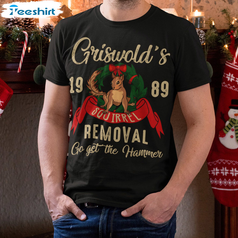 Griswold Christmas Shirt - Squirrel Removal Funny Unisex Hoodie Crewneck