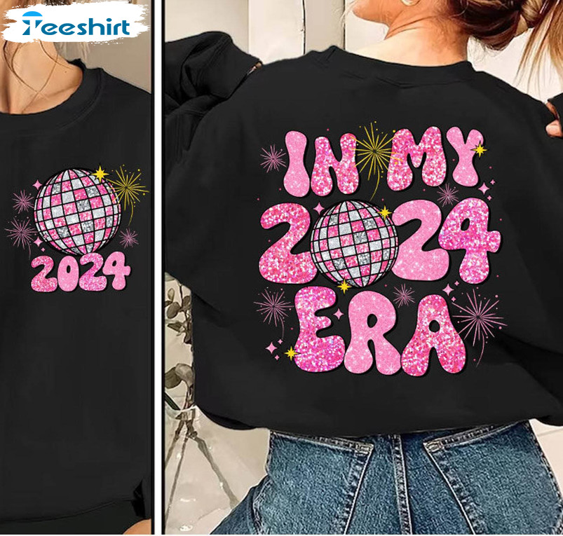 New Rare In My 2024 Era Shirt, New Year 2024 Short Sleeve Crewneck