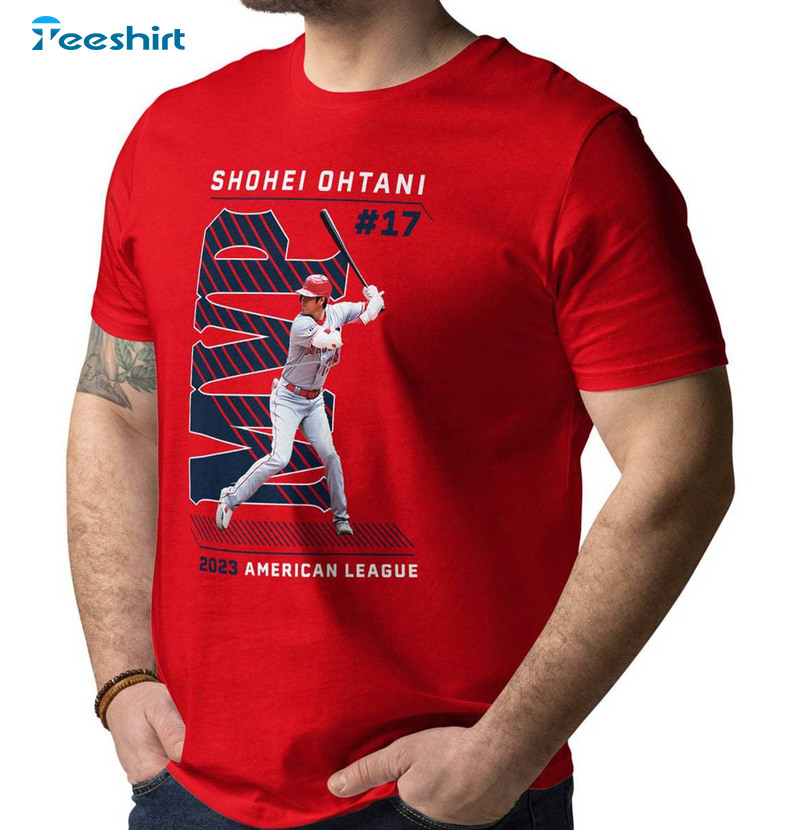 Trendy Shohei Ohtani Shirt, American League 2023 Unisex Hoodie Crewneck