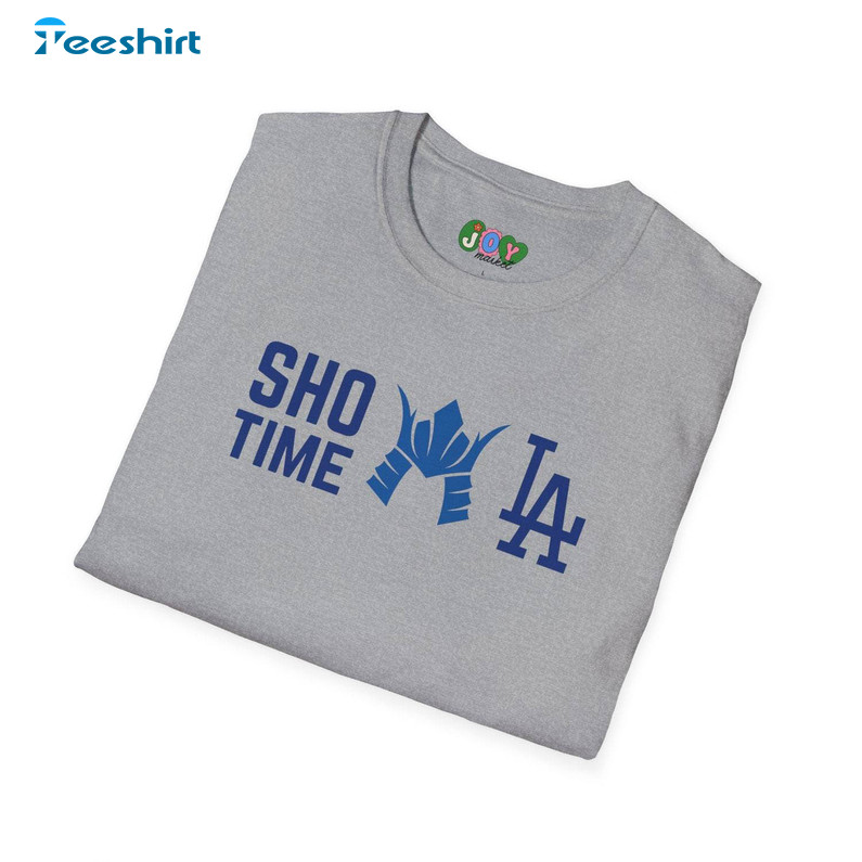 New Rare Sho Time La Unisex T Shirt , Must Have Shohei Ohtani Shirt Sweatshirt