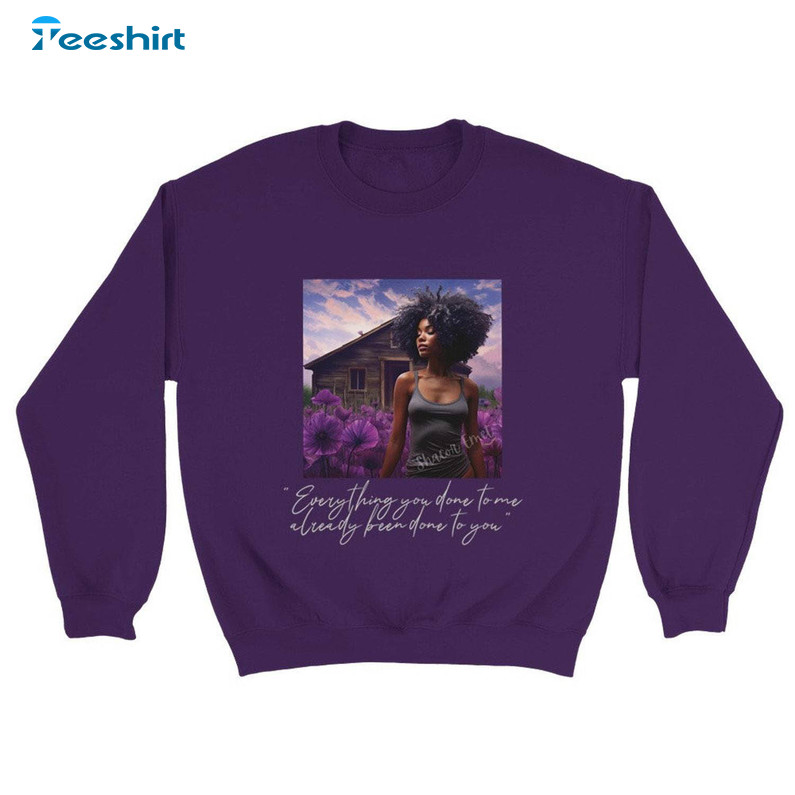 New Rare The Color Purple Shirt, The Color Purple Movie Tee Tops Short Sleeve