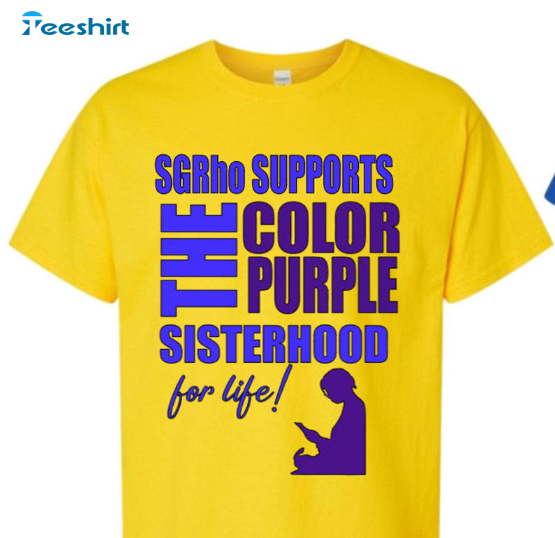 Retro The Color Purple Shirt , Must Have Sisterhood For Life T Shirt Hoodie