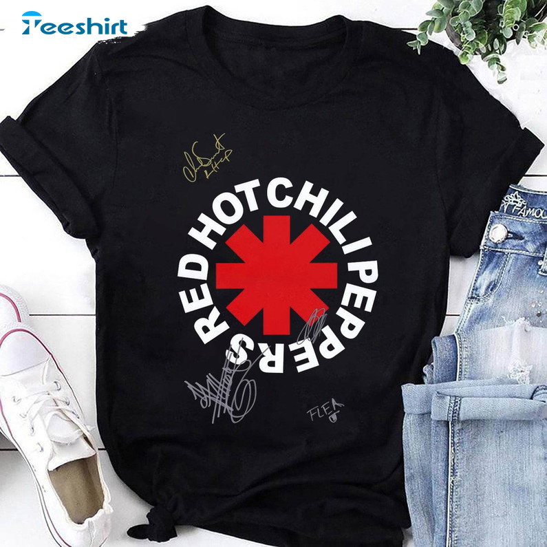 Red Hot Chili Peppers Band Logo Shirt , Red Hot Chili Peppers T Shirt Long Sleeve