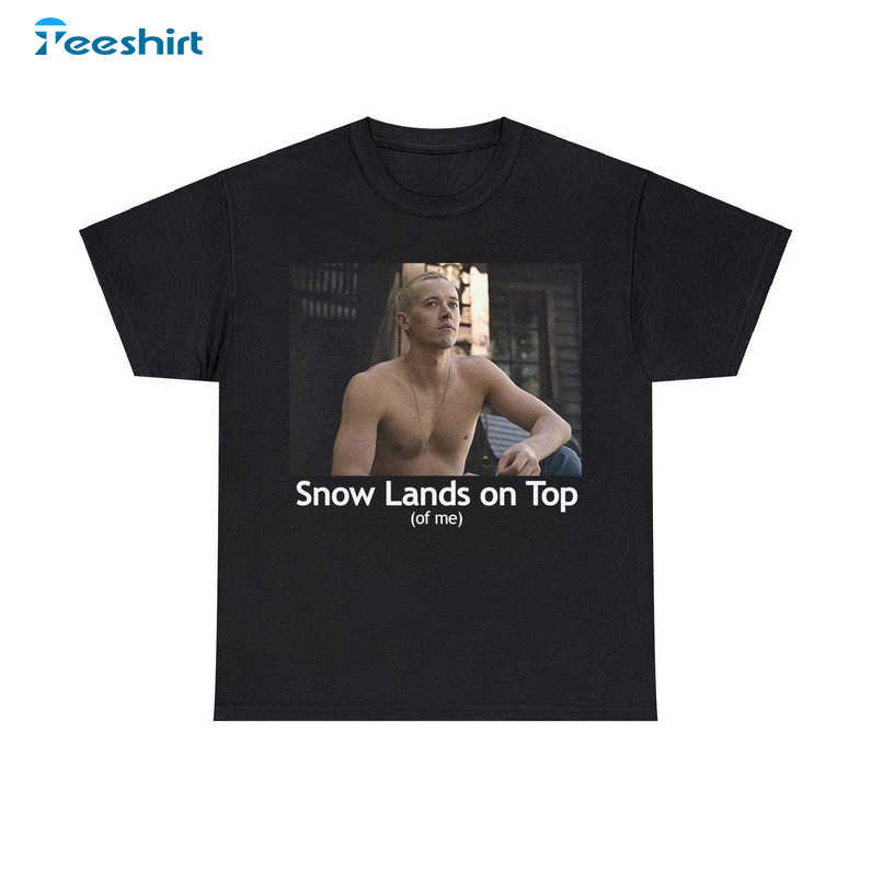 Awesome Snow Lands On Top Shirt, Funny Tom Blyth Short Sleeve Tee Tops