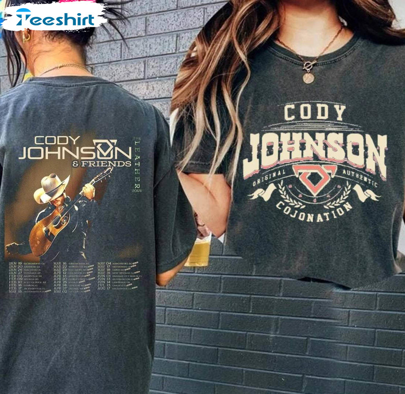 Cody Johnson The Leather Tour 2024 Hoodie, Cody Johnson Sweatshirt Tank Top