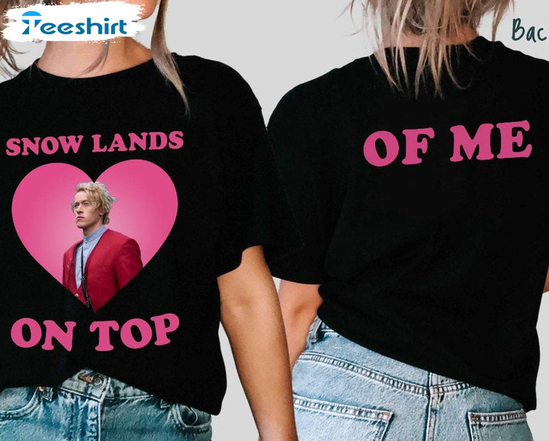 Funny Snow Lands On Top Shirt, I Love Blonde Coriolanus Snow Hoodie Tank Top