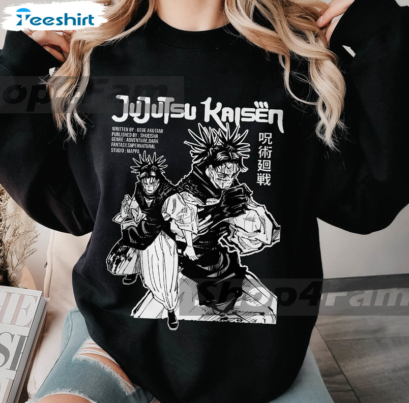 Retro Choso Jujutsu Kaisen Manga Shirt, Anime Manga Short Sleeve Unisex ...