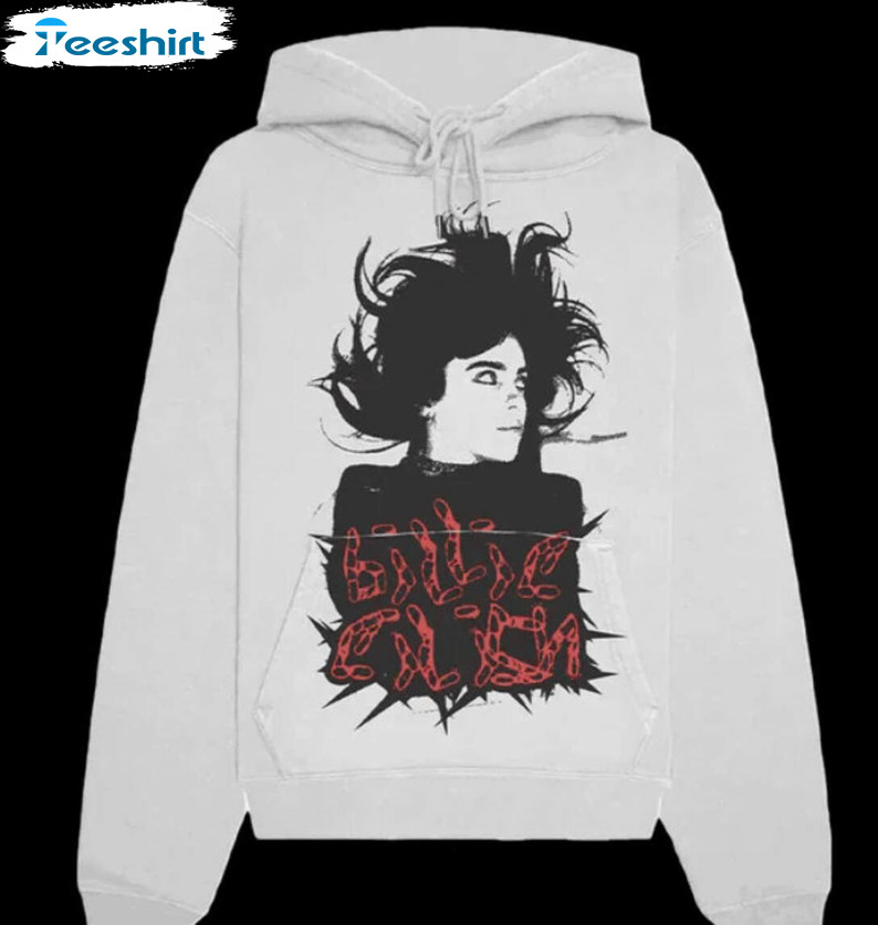 Inspirational Happier Than Ever Shirt, Billie Popstar Hoodie Sweatshirt