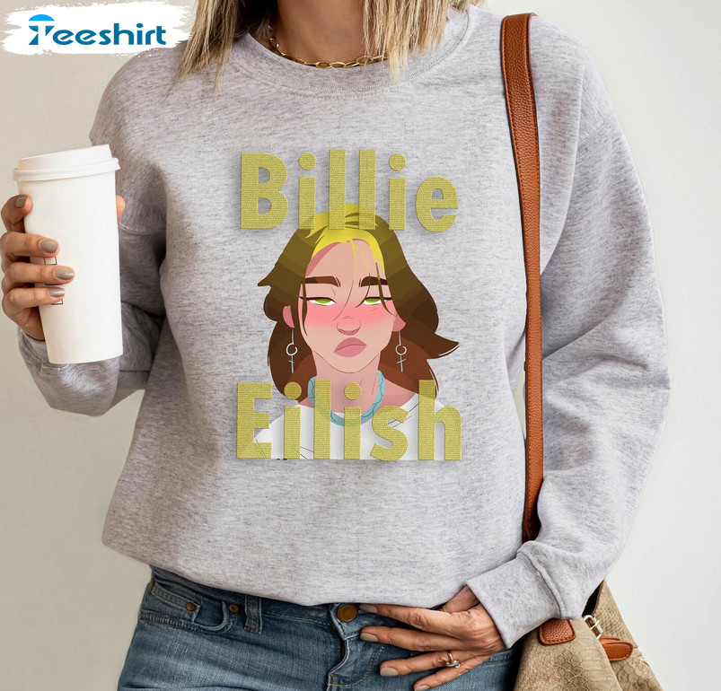 Cool Design Billie Eilish Sweatshirt , Happier Than Ever Shirt Long Sleeve