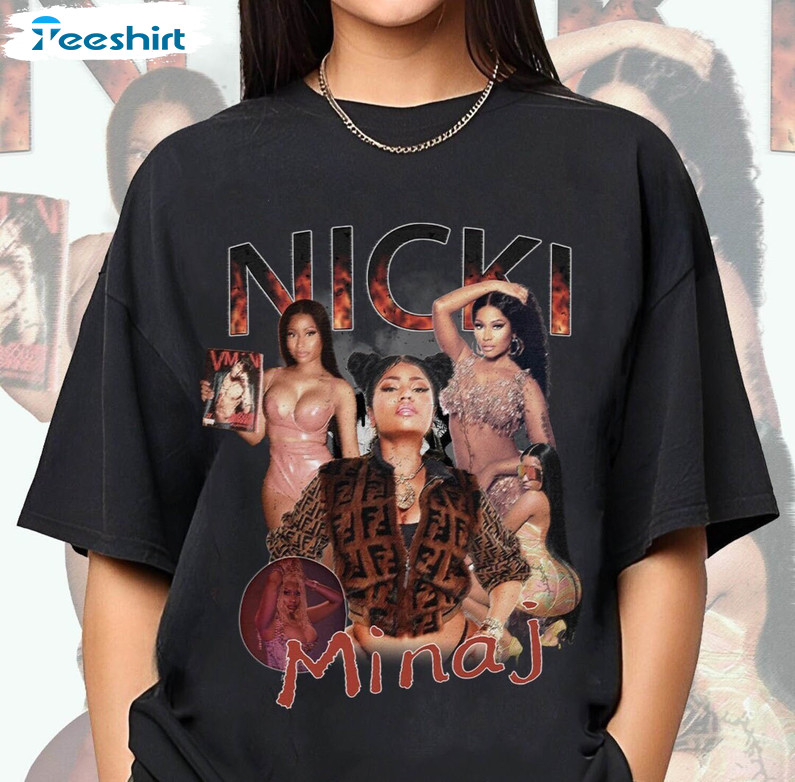 Comfort Nicki Minaj Shirt, Nicki Minaj World Tour Crewneck Long Sleeve