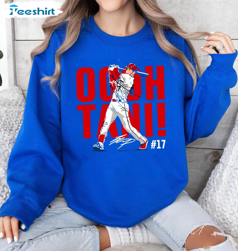 Retro Shohei Ohtani Shirt, Ohtani Signature Los Angeles Baseball Sweatshirt Hoodie