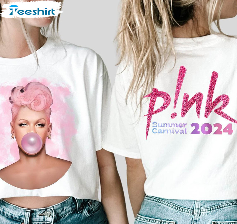 Pink Summer Carnival Shirt, Summer Carnival 2024 Tour T Shirt Long Sleeve