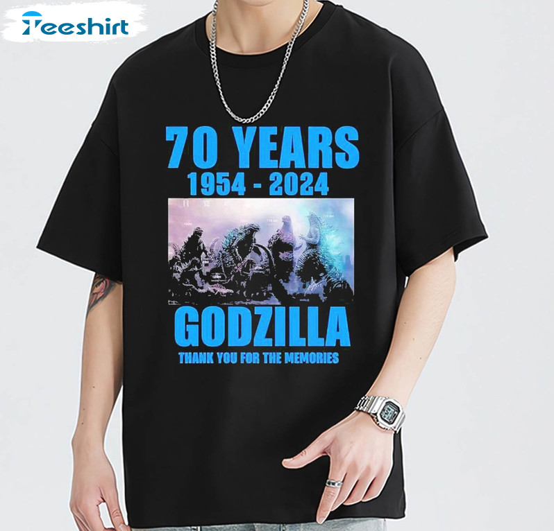 Godzilla Minus One Shirt, Godzilla Thank You For The Memories T Shirt Hoodie