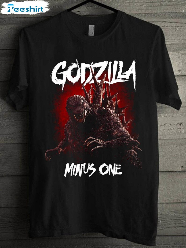 Inspired Godzilla Minus One Shirt, King Of The Monsters Movie Tank Top Hoodie