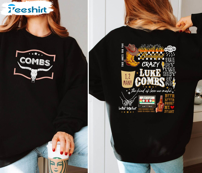 Comfort Luke Combs World Tour Shirt, Combs World Tour 2023 Tee Tops Tank Top