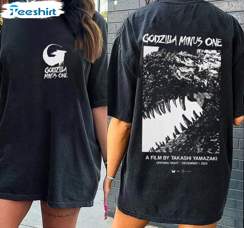 Must Have Godzilla Minus One Shirt, Takashi Yamazaki Film Hoodie Crewneck