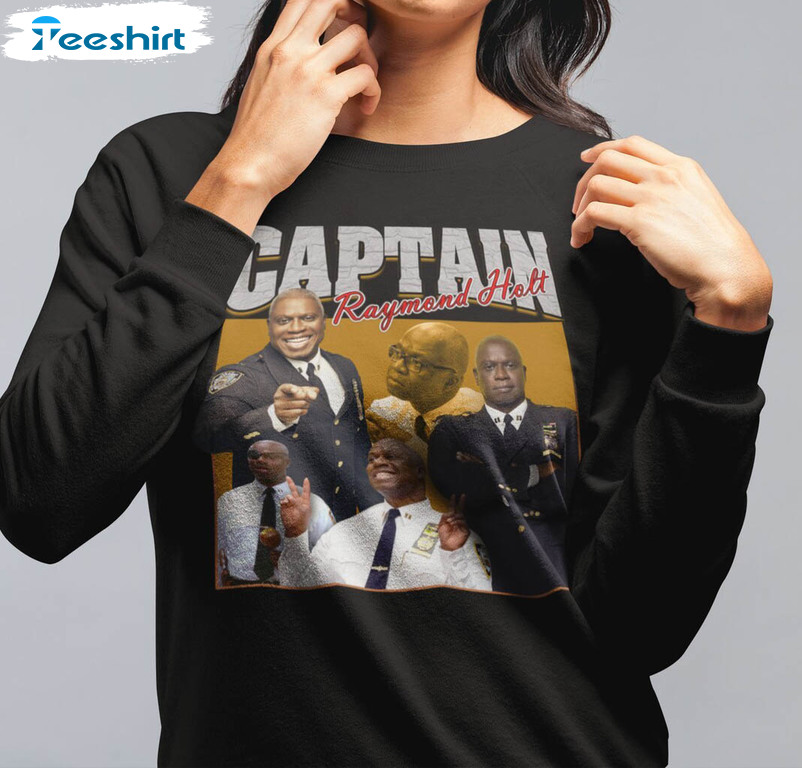 Groovy Andre Braugher Shirt, Brooklyn Nine Nine Long Sleeve Unisex Hoodie