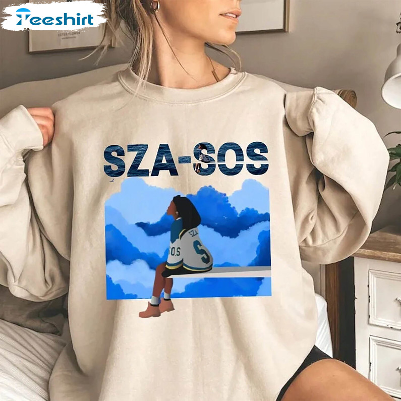 Vintage 90s Sza S.o.s Tour 2023 Shirt, Retro Sza Short Sleeve Tank Top