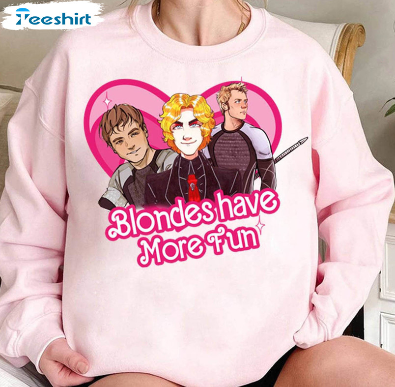 Blondes Have More Fun Sweatshirt , Awesome Girl Dinner Shirt Long Sleeve