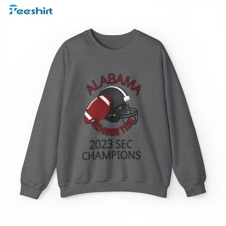 Alabama Sec Championship Shirt, Alabama Crimson 2023 Sweater Unisex Hoodie