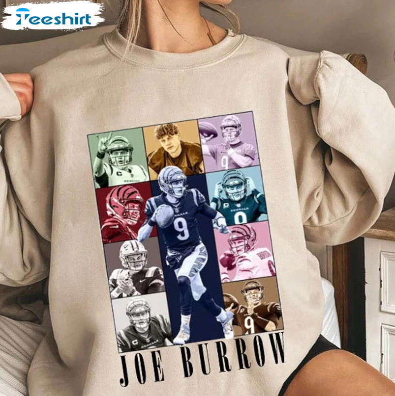 Vintage Joe Burrow The Eras Tour T Shirt, Trendy Joe Burrow Shirt Long Sleeve