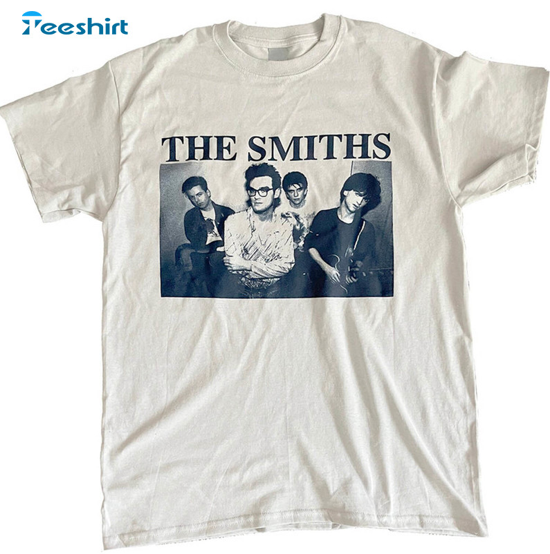 Limited The Smiths Shirt, New Rare Short Sleeve Long Sleeve For Music Fans