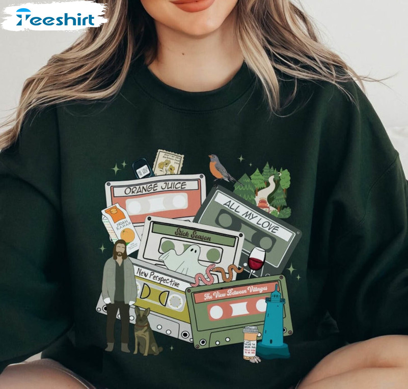 Awesome Noah Kahan Shirt, Creative Cassette Sweatshirt Short Sleeve