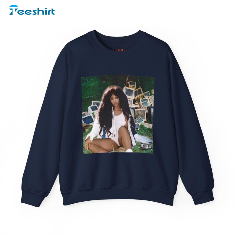 Cool Design Sza S.o.s Tour 2023 Shirt, Sza Ctrl Album Crewneck Unisex Hoodie