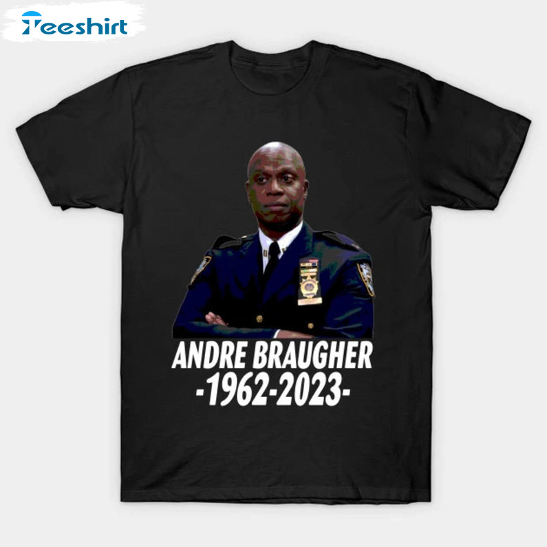 Vintage Andre Braugher Shirt, Rip Andre 1962 2023 Short Sleeve Tee Tops