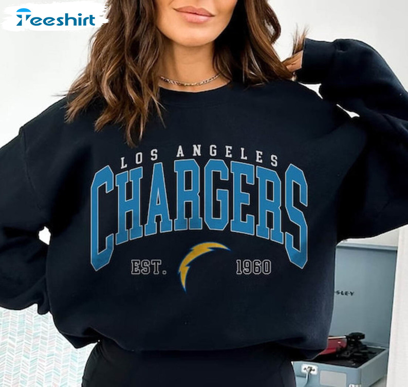 Los Angeles Chargers Shirt, Los Angeles Football Vintage Sweatshirt Crewneck